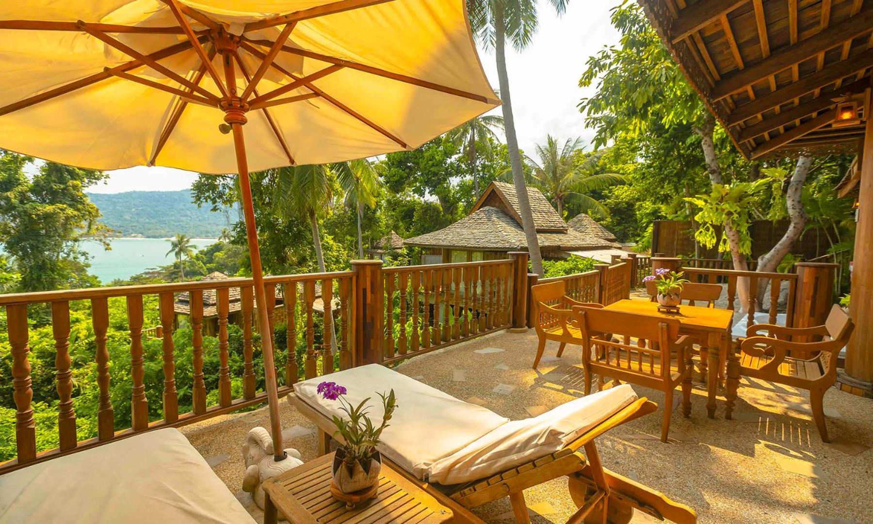 Santhiya Koh Phangan Resort And Spa Exteriér fotografie View from the resort